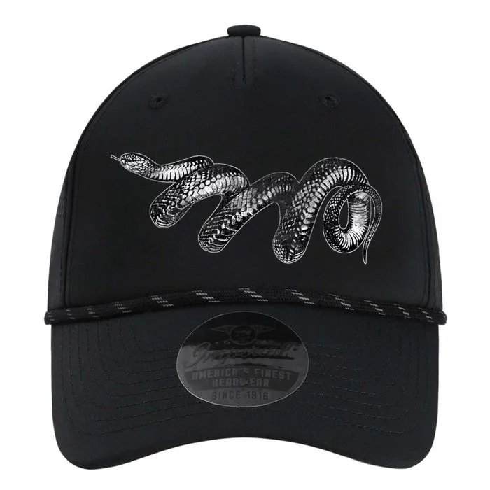 Black Snake Spirit Animal Love Reptile Fans Herp Performance The Dyno Cap