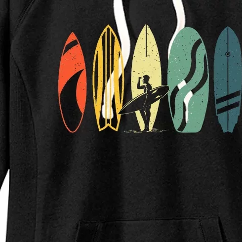 Best Surfboard Surfing Surfer Surfboard Women's Fleece Hoodie