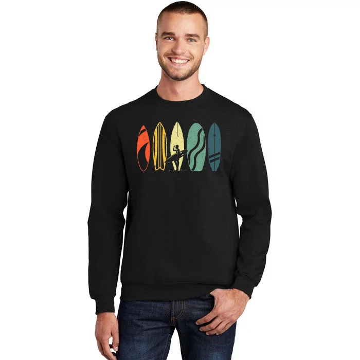 Best Surfboard Surfing Surfer Surfboard Tall Sweatshirt