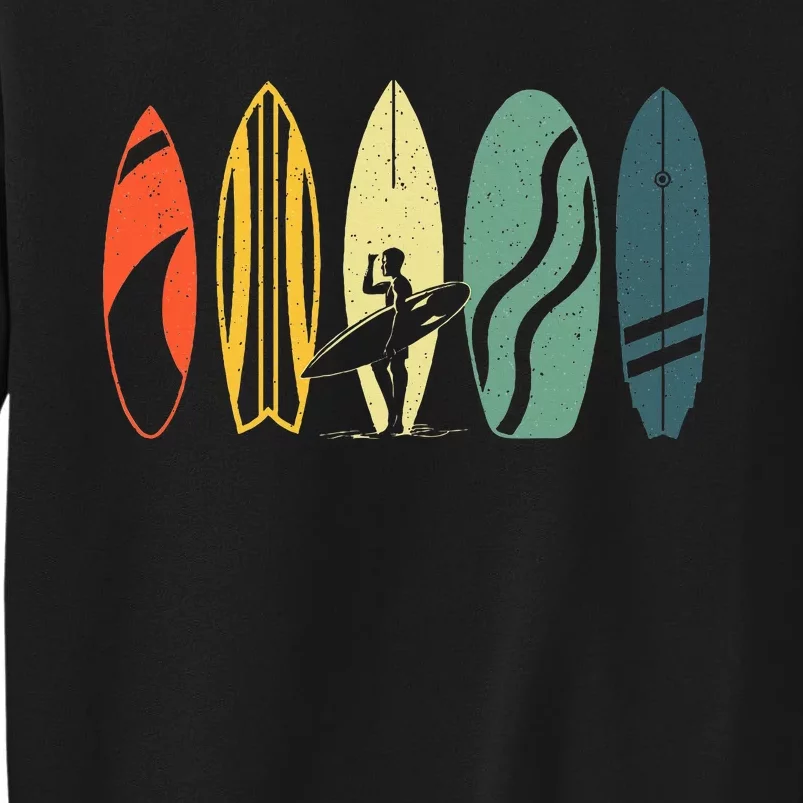 Best Surfboard Surfing Surfer Surfboard Tall Sweatshirt