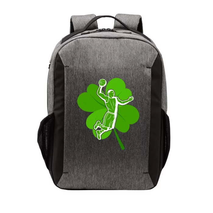 Basketball Sports Shamrock St Patricks Day Gift Vector Backpack