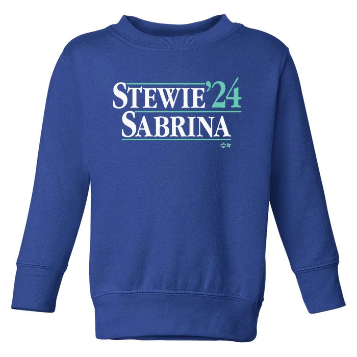 Breanna Stewart & Sabrina Ionescu 24 New York Basketball Toddler Sweatshirt