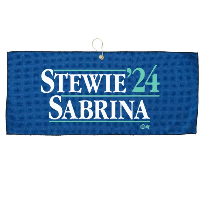 Breanna Stewart & Sabrina Ionescu 24 New York Basketball Large Microfiber Waffle Golf Towel