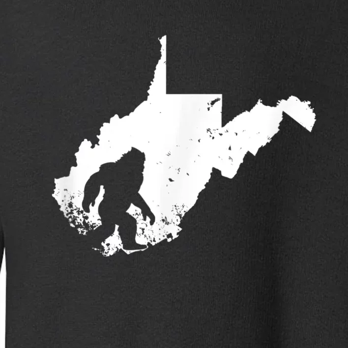 Bigfoot Sasquatch Sighted In State Of West Virginia Bigfoot Toddler Sweatshirt