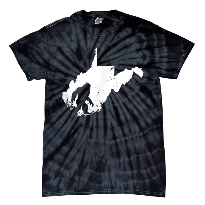 Bigfoot Sasquatch Sighted In State Of West Virginia Bigfoot Tie-Dye T-Shirt