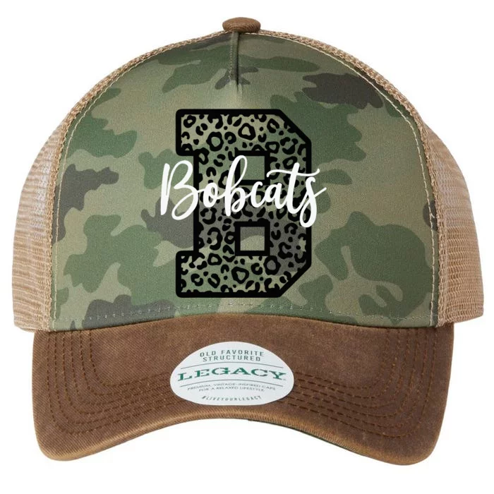 Bobcats School Spirit Leopard Sport Fan Game Day Legacy Tie Dye Trucker Hat