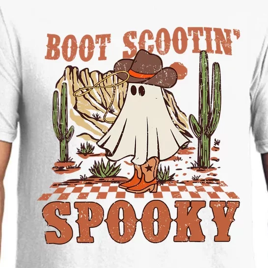 Boot Scootin Spooky Western Halloween Ghost Spooky Season Pajama Set