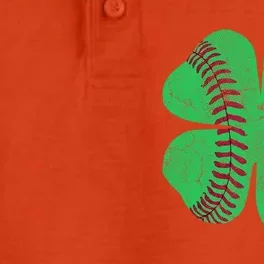 Baseball Shamrock St. Patrick's Day Irish Saint Paddys Gift Dry Zone Grid Performance Polo