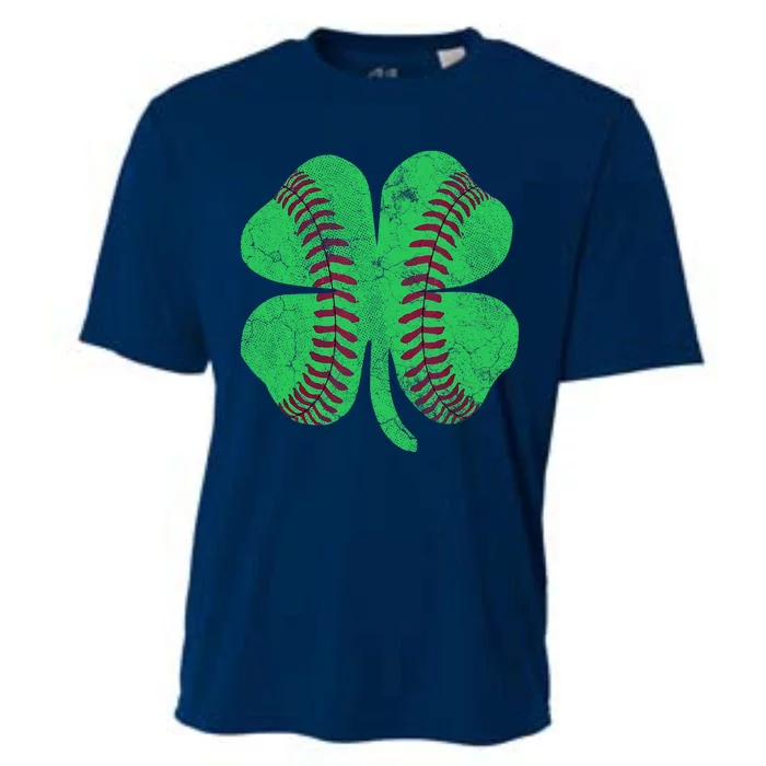 Baseball Shamrock St. Patrick's Day Irish Saint Paddys Gift Cooling Performance Crew T-Shirt