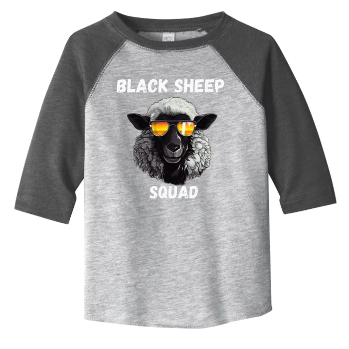 Black S.H.E.E.P Squad Outcast Black S.H.E.E.P In Family Toddler Fine Jersey T-Shirt