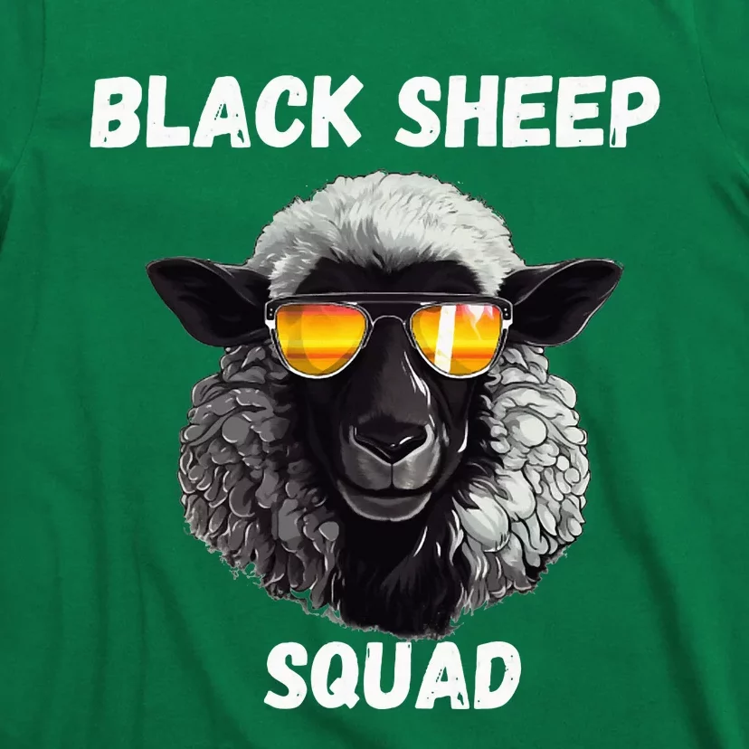 Black S.H.E.E.P Squad Outcast Black S.H.E.E.P In Family T-Shirt