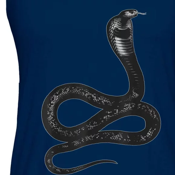 Black Snake Snakes Reptile Lover Jungle Zookeeper Zoology Ladies Essential Flowy Tank