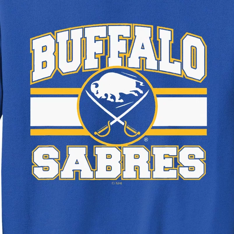 Buffalo Sabres Stripe Royal Blue Tall Sweatshirt