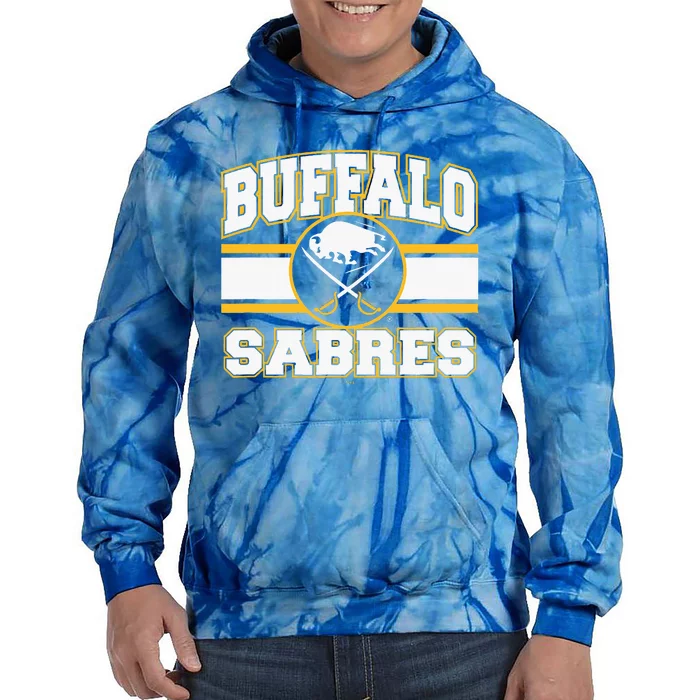 Buffalo Sabres Stripe Royal Blue Tie Dye Hoodie