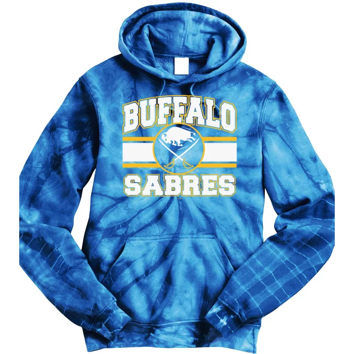 Buffalo Sabres Stripe Royal Blue Tie Dye Hoodie