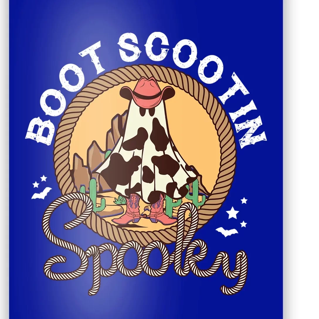 Boot Scootin Spooky Western Halloween Ghost Spooky Season Great Gift Poster