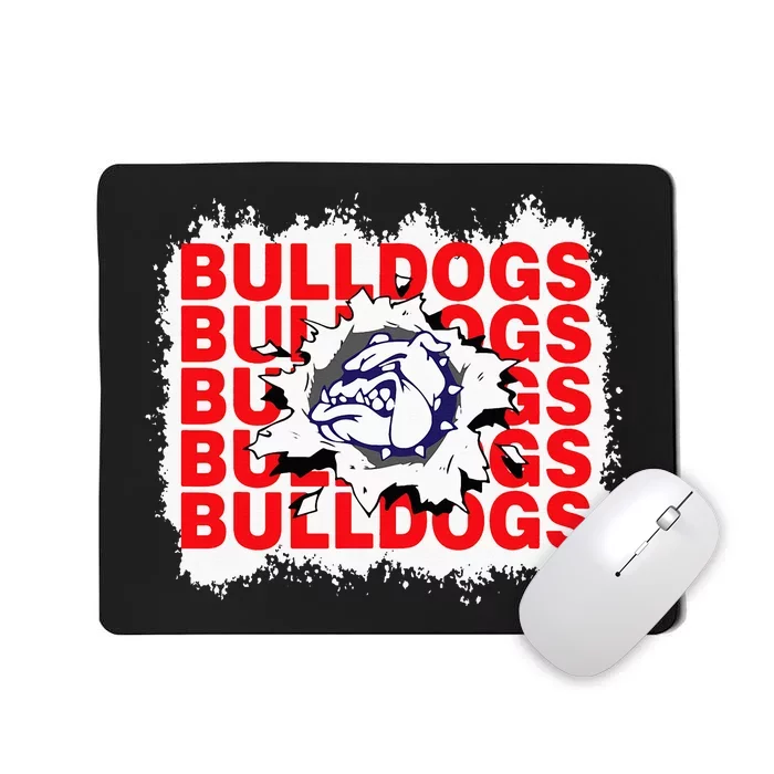 Bulldogs School Sports Fan Team Spirit Mousepad