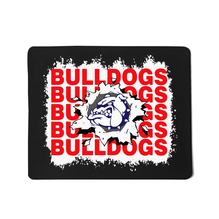 Bulldogs School Sports Fan Team Spirit Mousepad