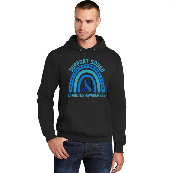 Blue Support Squad Diabetes Awareness Hoodie