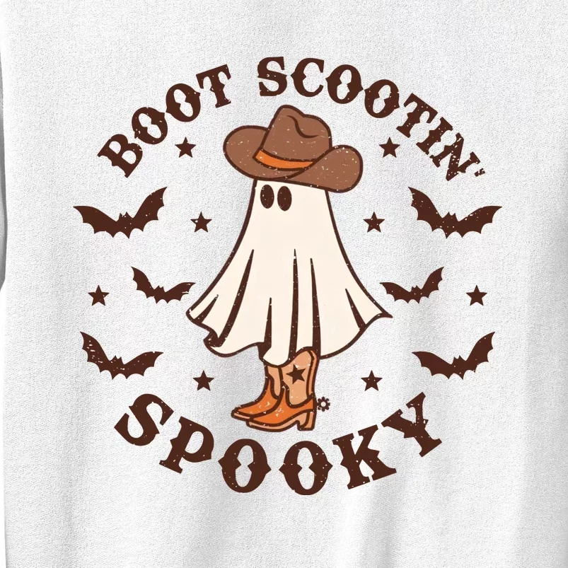 Boot Scootin Spooky Halloween Cowboy Ghost Sweatshirt