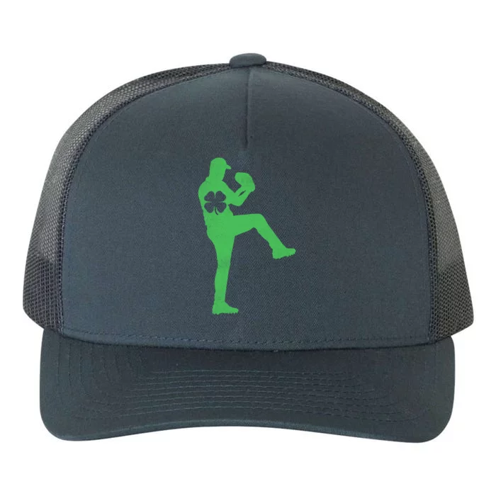 Baseball Shamrock St Patrick's Day Gift Irish Saint Paddy's Gift Yupoong Adult 5-Panel Trucker Hat