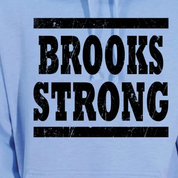 Brooks Strong Squad Family Reunion Last Name Team Custom Gift Unisex Surf Hoodie