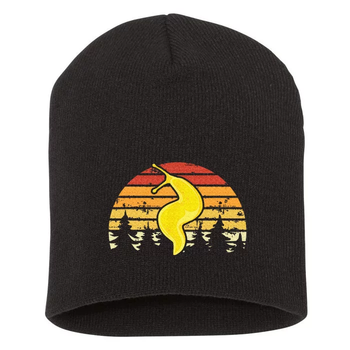 Banana Slug – Spotted Banana Slug Species Climbing Slug Short Acrylic Beanie