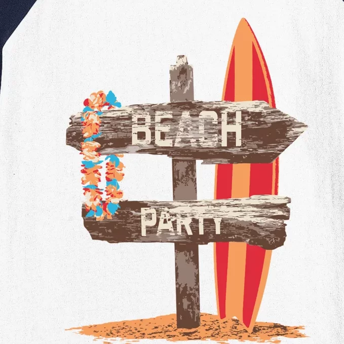 Beach Signs Summer Vacation Surf Party Beach Please Graphic Great Gift Baseball Sleeve Shirt