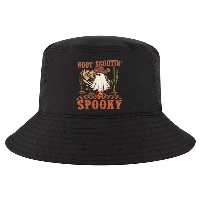 Boot Scootin Spooky Western Halloween Ghost Spooky Season Cool Comfort Performance Bucket Hat