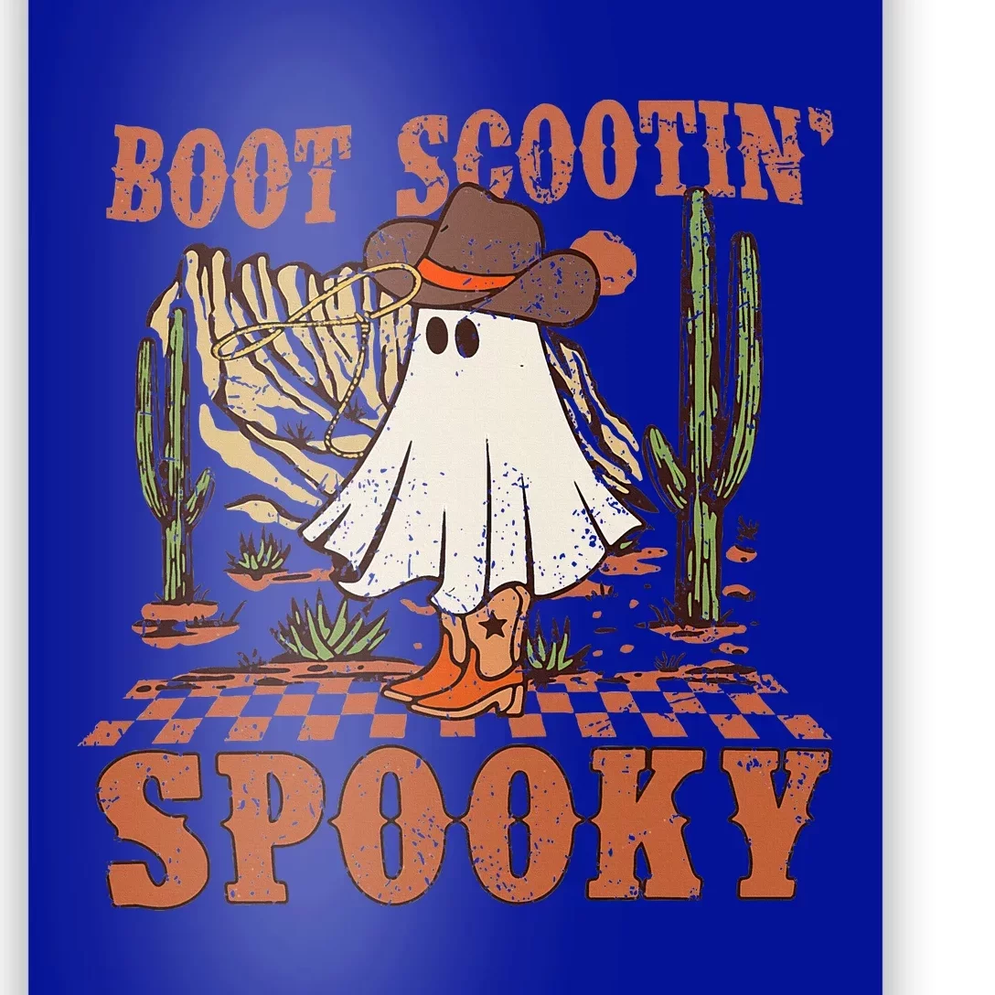 Boot Scootin Spooky Western Halloween Ghost Spooky Season Poster