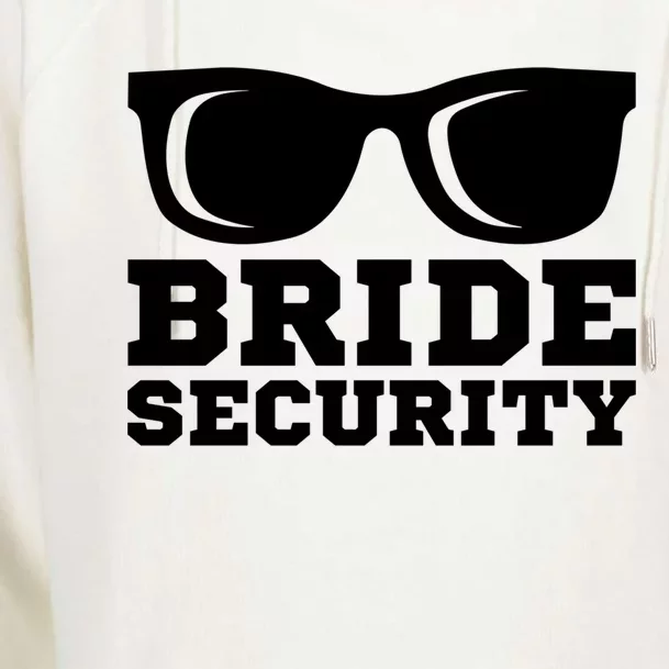 Bride Security Sunglasses Wedding Bridesmaid Great Gift Womens Funnel Neck Pullover Hood