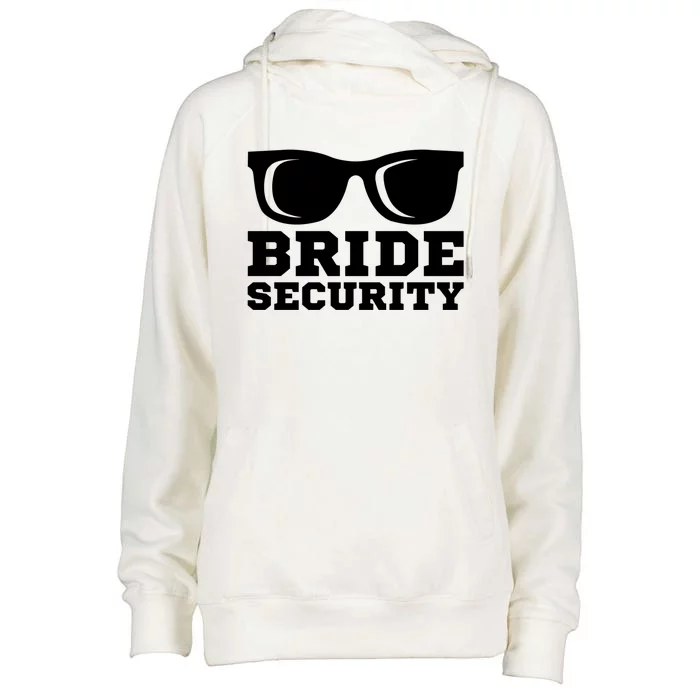 Bride Security Sunglasses Wedding Bridesmaid Great Gift Womens Funnel Neck Pullover Hood