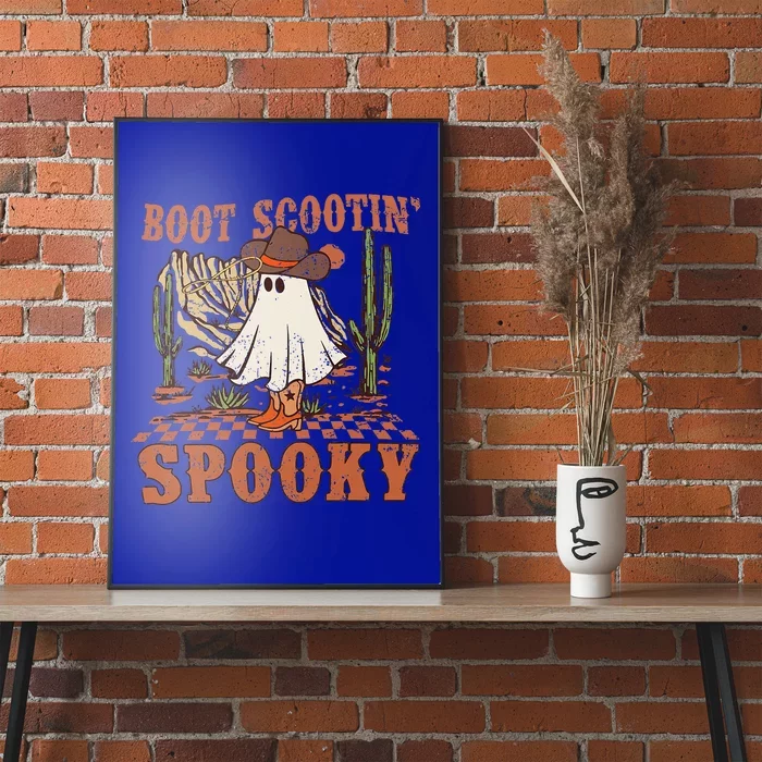 Boot Scootin Spooky Western Halloween Ghost Spooky Season Poster