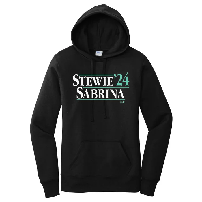 Breanna Stewart & Sabrina Ionescu 24 New York Basketball Women's Pullover Hoodie