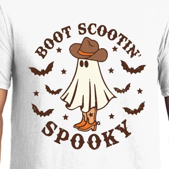 Boot Scootin Spooky Halloween Cowboy Ghost Pajama Set