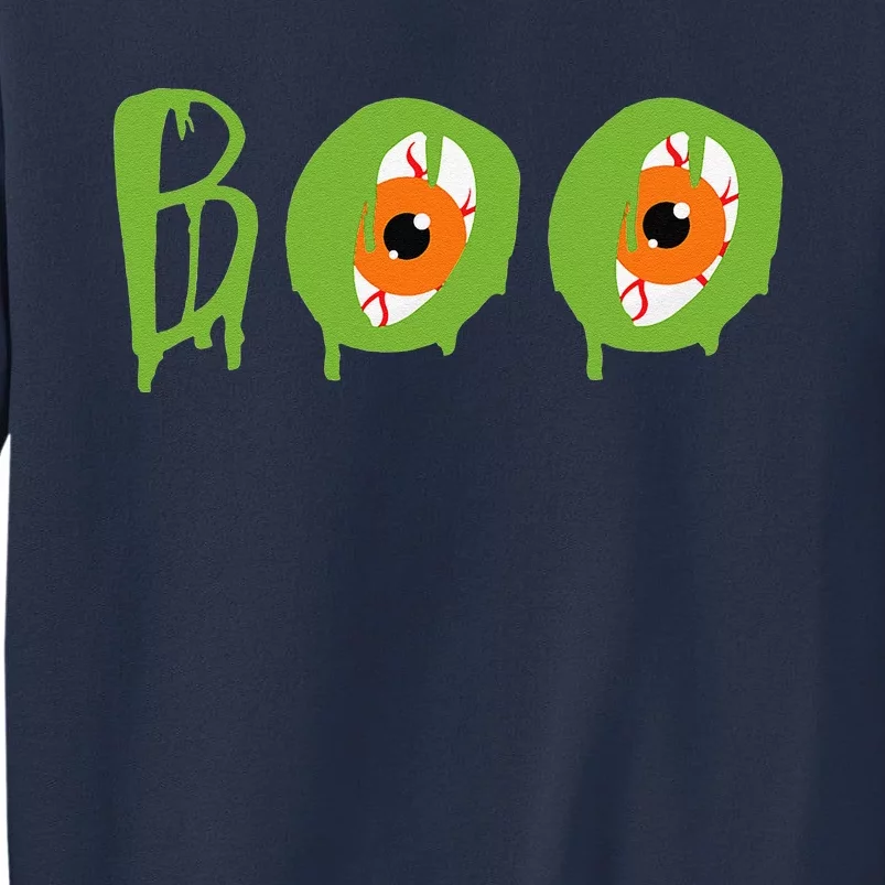 Boo Slime Spooky Eyeballs Scary Halloween Trick Or Treat Sweatshirt