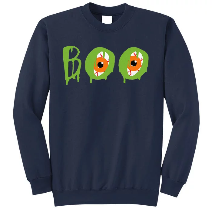 Boo Slime Spooky Eyeballs Scary Halloween Trick Or Treat Sweatshirt