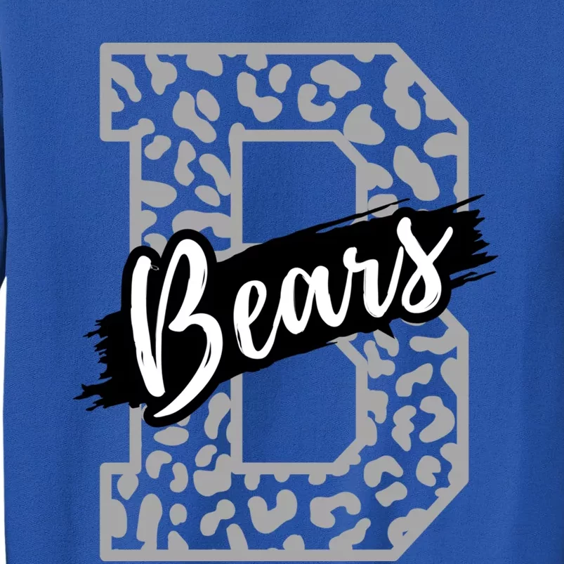 Bears School Sports Fan Team Spirits Mascot Heart Leopard Meaningful Gift Sweatshirt