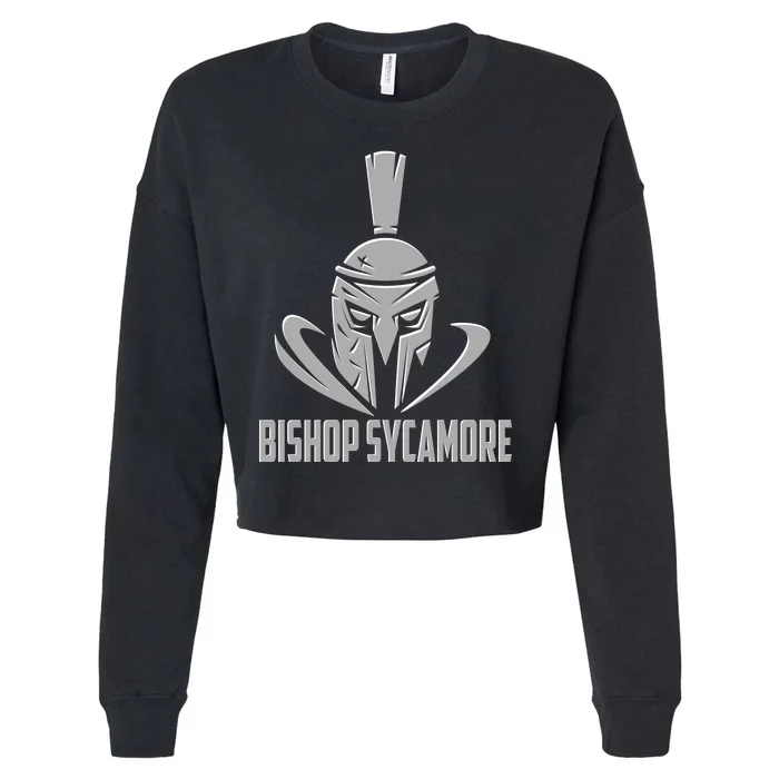 Bishop Sycamore Spartan Gladiator Football Logo Cropped Pullover Crew