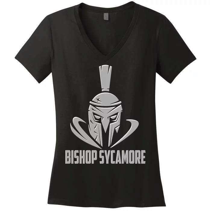 Bishop Sycamore Spartan Gladiator Football Logo Women's V-Neck T-Shirt