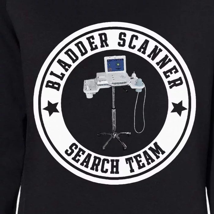 Bladder Scanner Search Team Funny ED ER ICU Med Surg Nursing Womens California Wash Sweatshirt