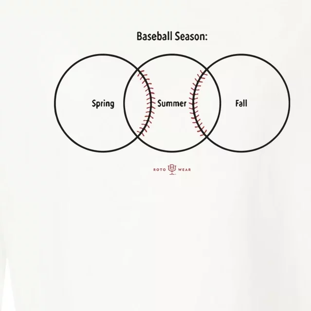 Baseball Season Spring Summer Fall Cropped Pullover Crew