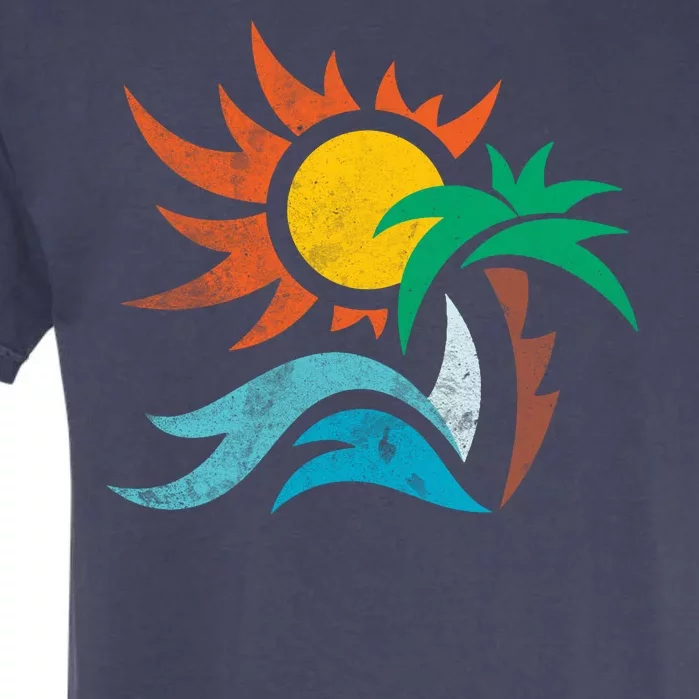 Beach Sunset Summer Garment-Dyed Heavyweight T-Shirt