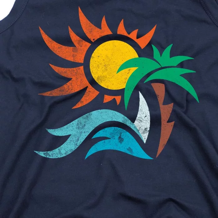 Beach Sunset Summer Tank Top