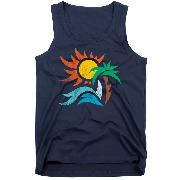 Beach Sunset Summer Tank Top