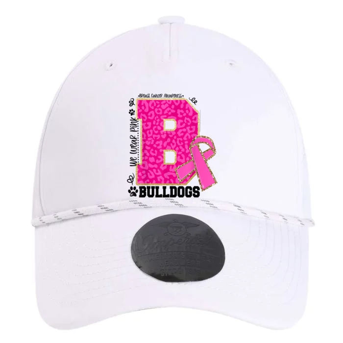 Bulldogs School Spirit Game Day We Wear Pink Breast Cancer Performance The Dyno Cap