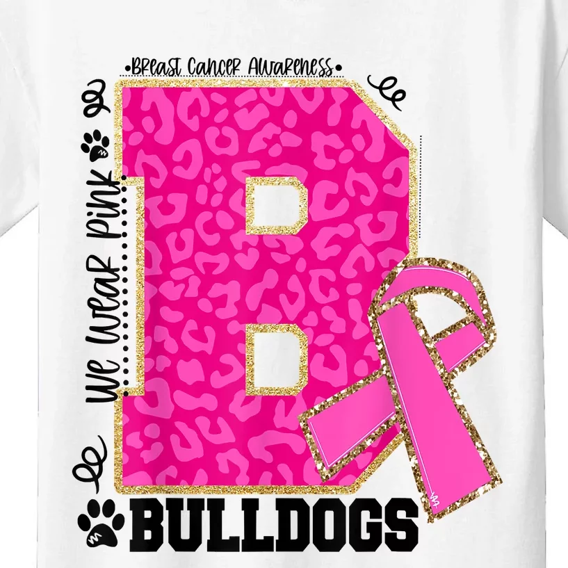 : Bears School Spirit Game Day We Wear Pink Breast Cancer V-Neck  T-Shirt : Clothing, Shoes & Jewelry