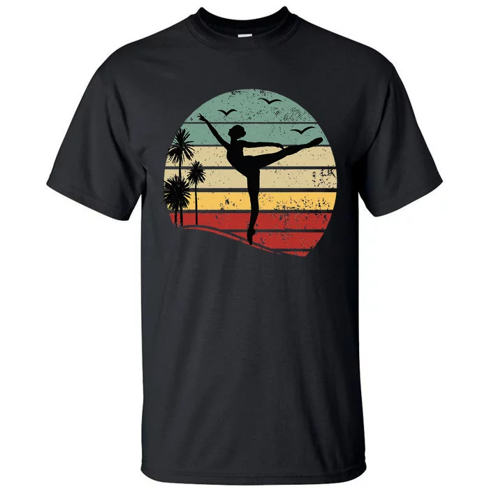 Ballet Silhouette Sunset Ballet Ballet Ballerina Tall T-Shirt