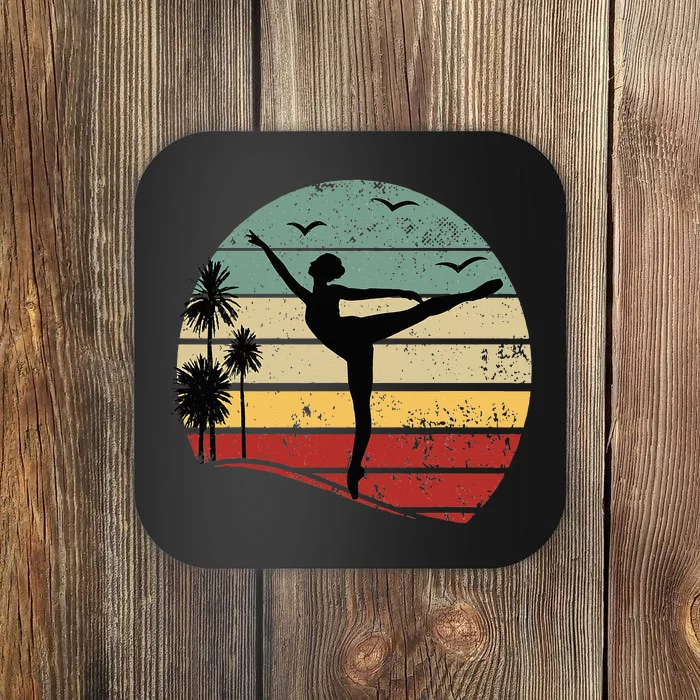 Ballet Silhouette Sunset Ballet Ballet Ballerina Coaster