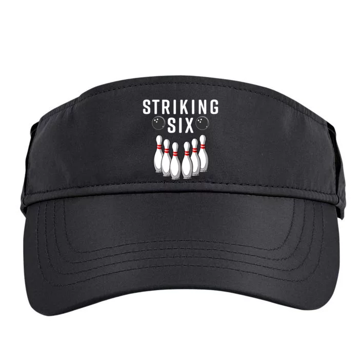 Bowling Striking Six Adult Drive Performance Visor